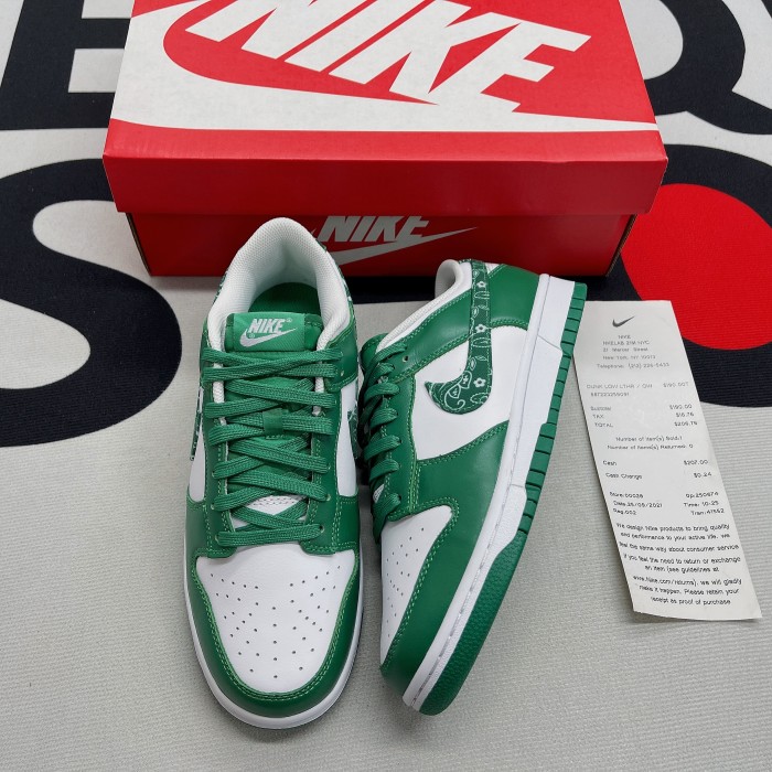 Nike Dunk Low Essential Paisley Pack Green(Unisex)