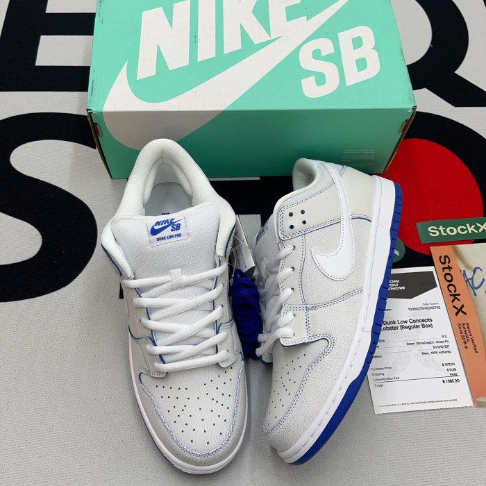 Nike SB Dunk Low Premium White Game Royal(Unisex)