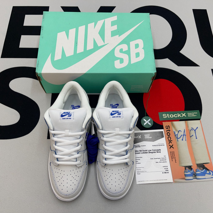 Nike SB Dunk Low Premium White Game Royal(Unisex)