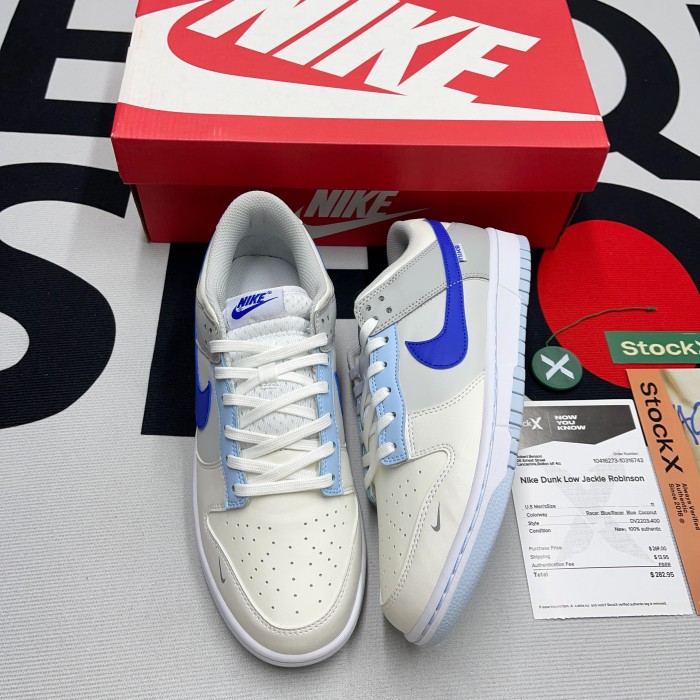 Nike Dunk Low Ivory Hyper Royal (GS) (Unisex)