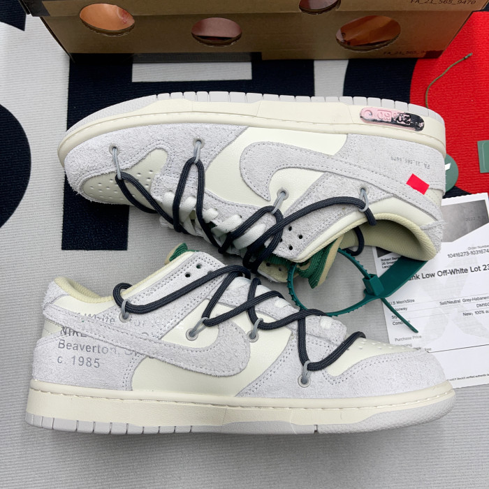 Nike Dunk Low Off-White Lot 20(Unisex)