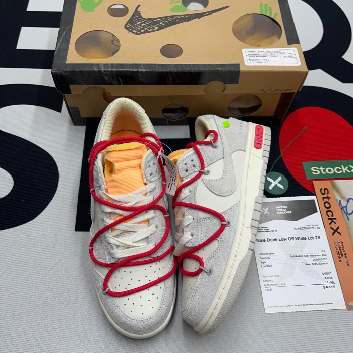 Nike Dunk Low Off-White Lot 40(Unisex)