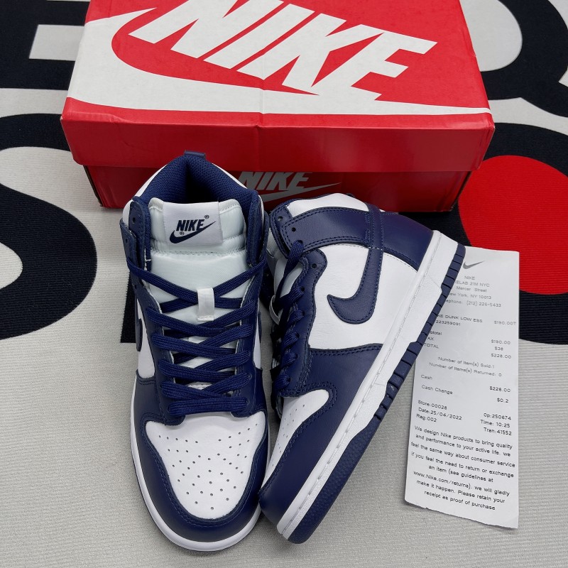 Nike Dunk High Championship Navy(Unisex)