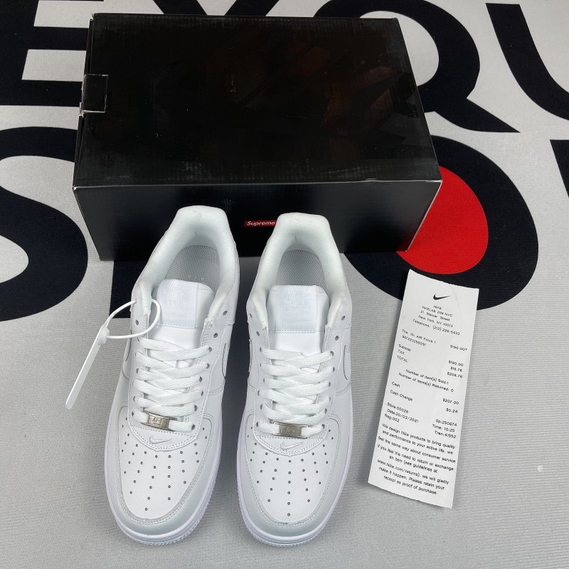Nike Air Force 1 Low Supreme White(Unisex)