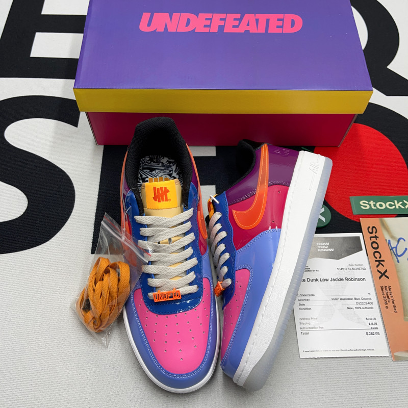 Nike Air Force 1 Low SP Undefeated Multi-Patent Total Orange(Unisex)