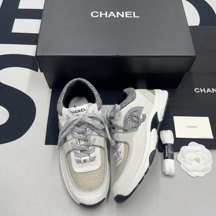 Chanel Low Top Trainer CC(Unisex)-053