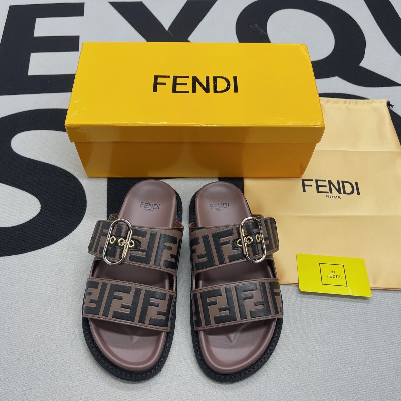 FF Jacquard Fabric Sandals(Male)-003