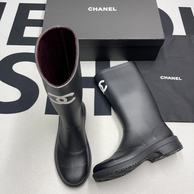 Chanel Rubber Rain Boots(Female)-084
