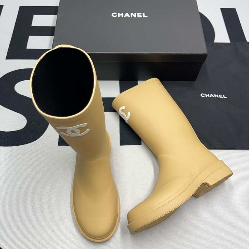 Chanel Rubber Rain Boots(Female)-084