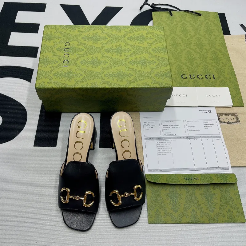 Slide Sandal with Horsebit(Female)