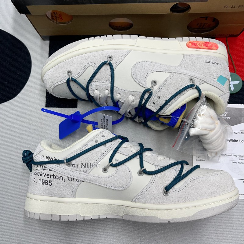 Nike Dunk Low Off-White The 50 NO.16(Unisex)