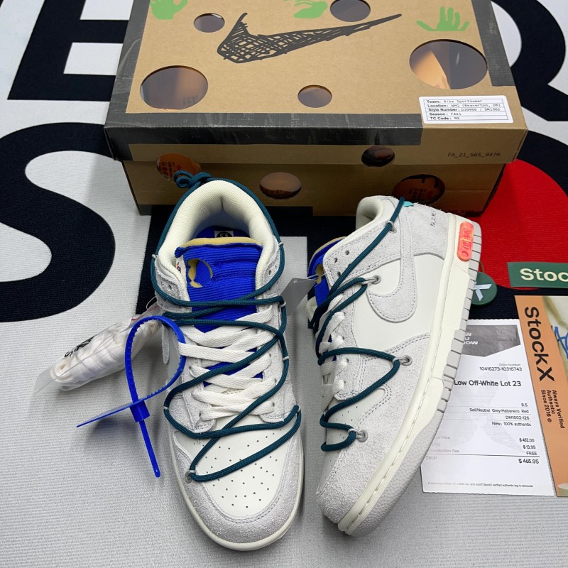 Nike Dunk Low Off-White The 50 NO.16(Unisex)