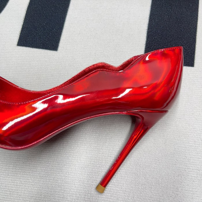 Lacquer Tip Thick Heel(Female)-083