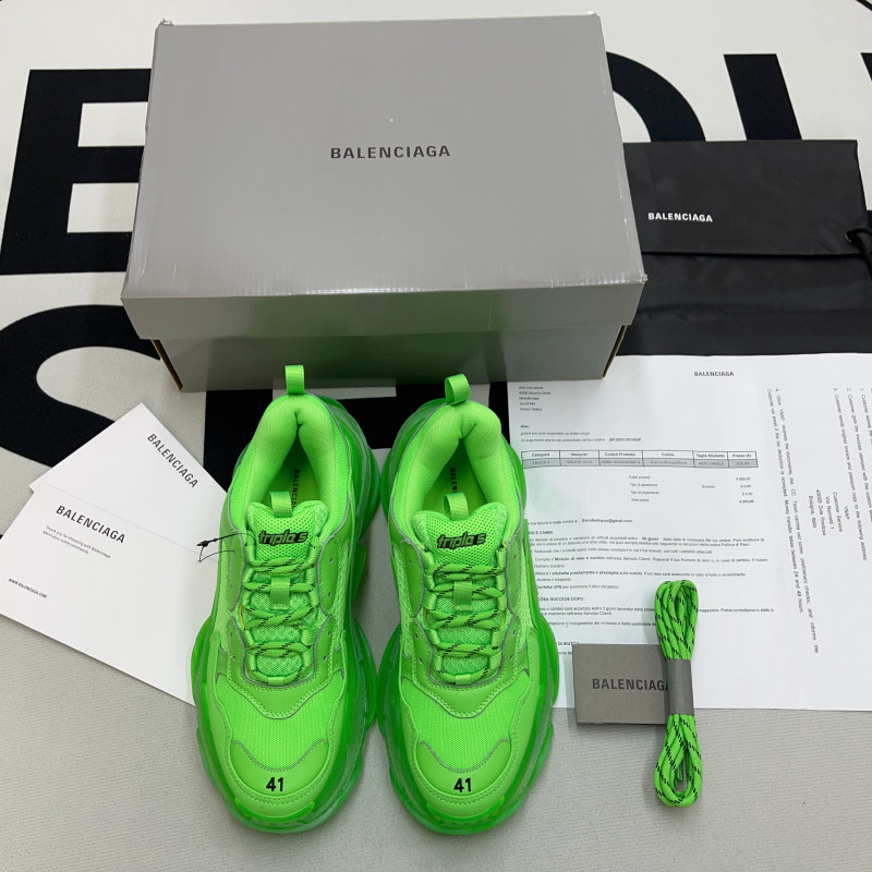 Triple S Clear Sole Sneaker(Unisex)-015