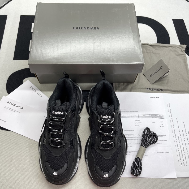 Triple S Clear Sole Sneaker(Unisex)-015