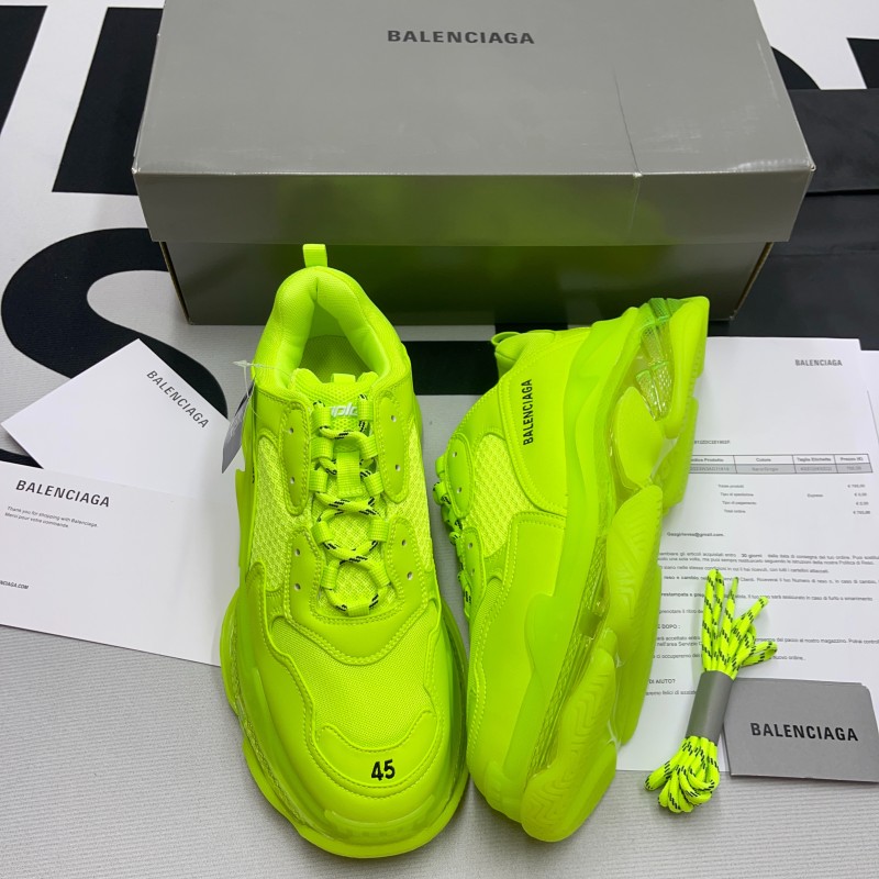 Triple S Clear Sole Sneaker(Unisex)-015