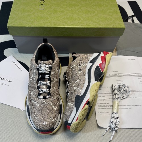 Balenciaga x Gucci Triple S Sneaker(Unisex)-015