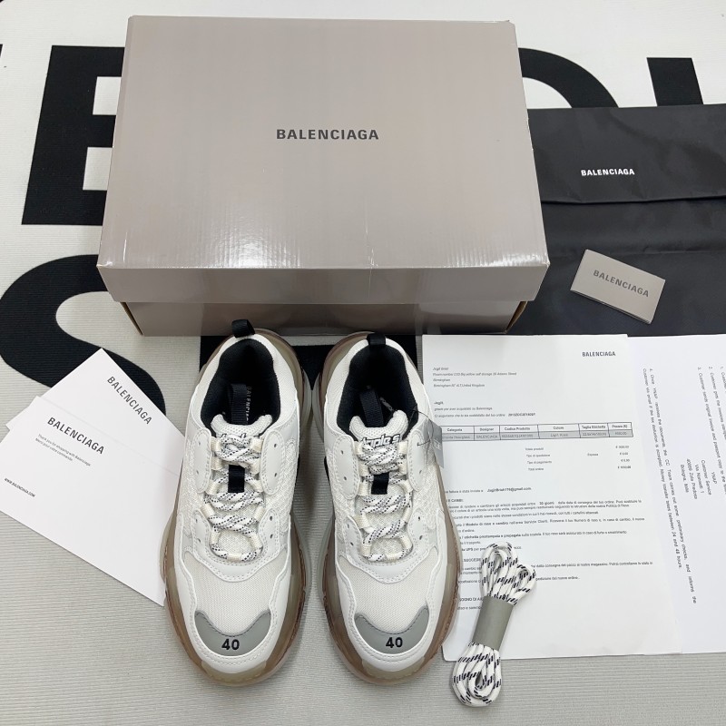 Triple S Clear Sole Sneaker(Unisex)-015