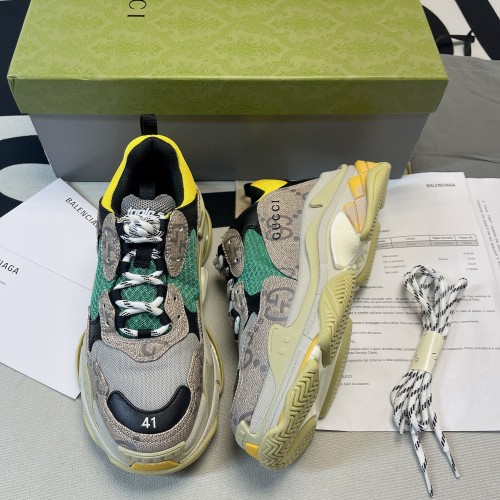 Balenciaga x Gucci Triple S Sneaker(Unisex)-015