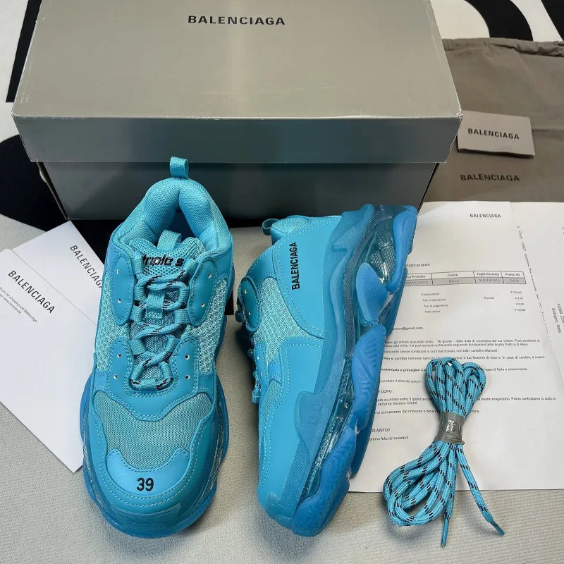 Triple S Clear Sole Sneaker(Unisex)-015