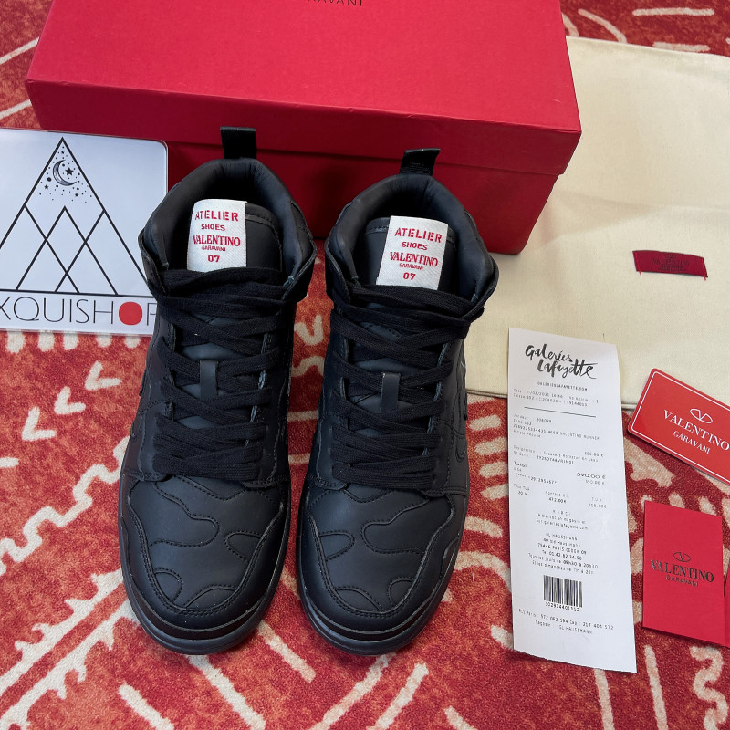 Valentino Garavani Atelier 07 High-Top Sneaker(Unisex)