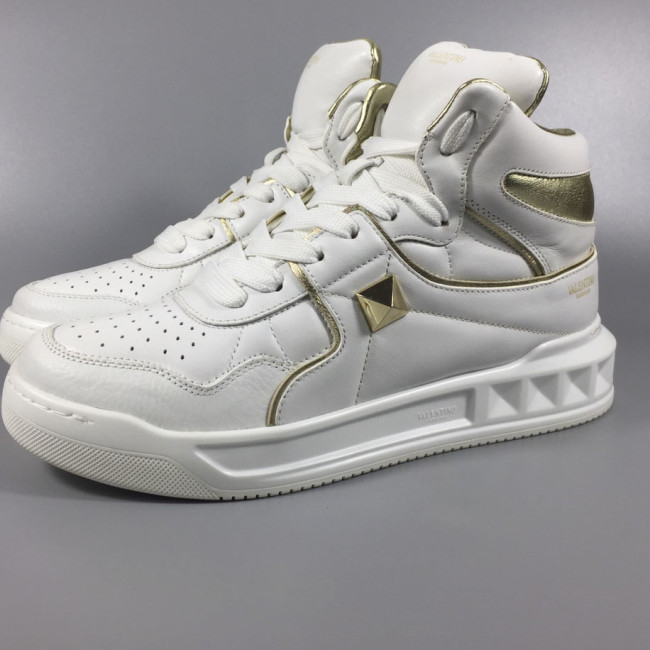 One Stud Mid-Top Nappa Sneaker(Female)