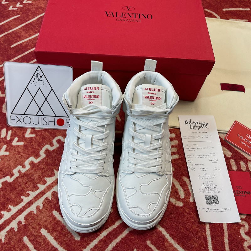 Valentino Garavani Atelier 07 High-Top Sneaker(Unisex)