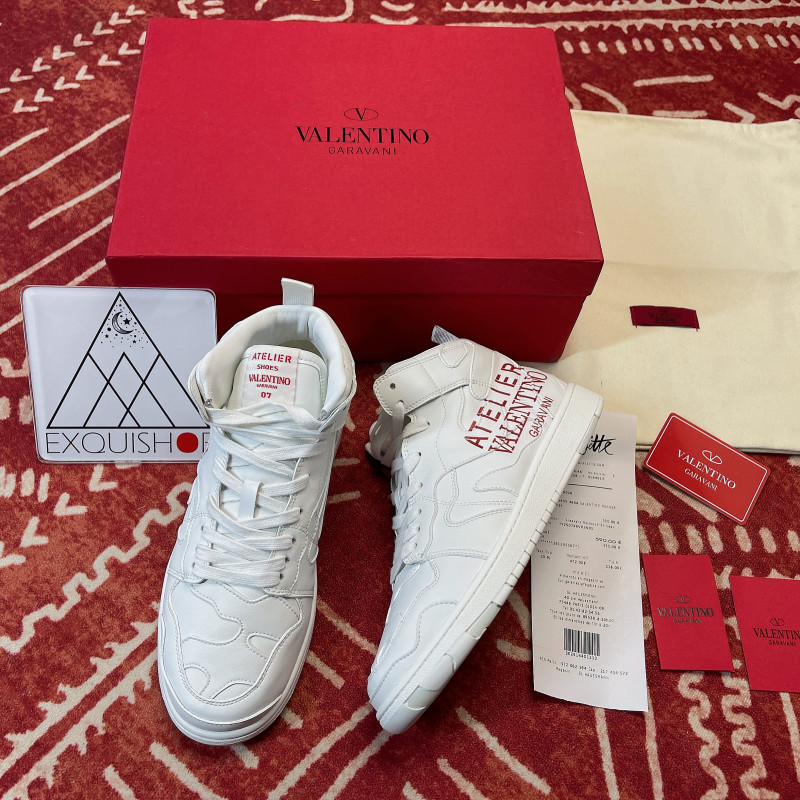Valentino Garavani Atelier 07 High-Top Sneaker(Unisex)