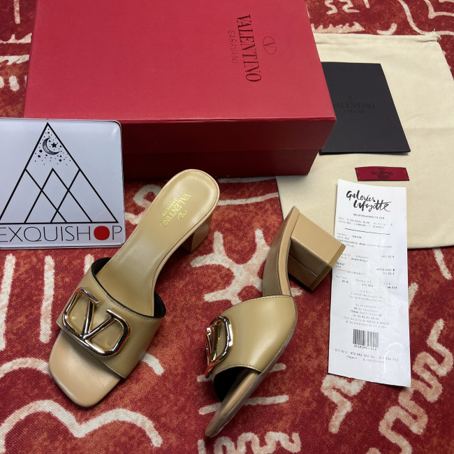 VLOGO Signature Heeled Slide Sandal(Female)