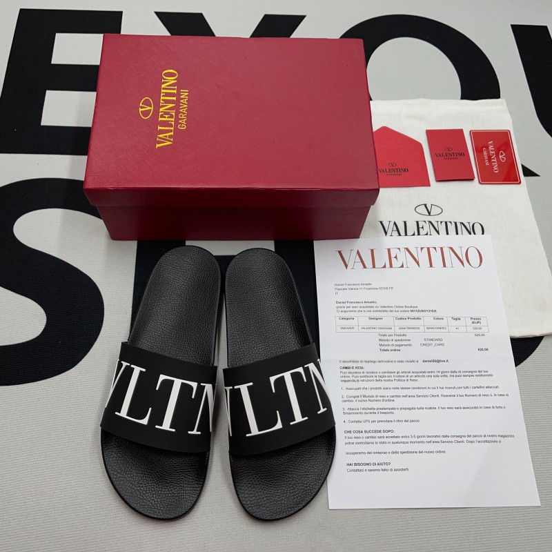 VLTN Rubber Slider Sandal(Unisex)