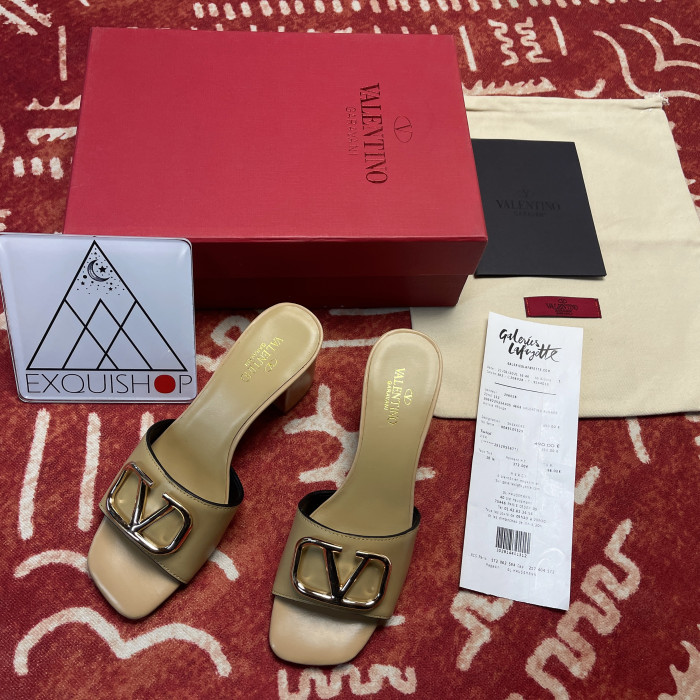 VLOGO Signature Heeled Slide Sandal(Female)