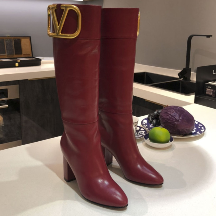 VLOGO Signature Calfskin Boot(Female)