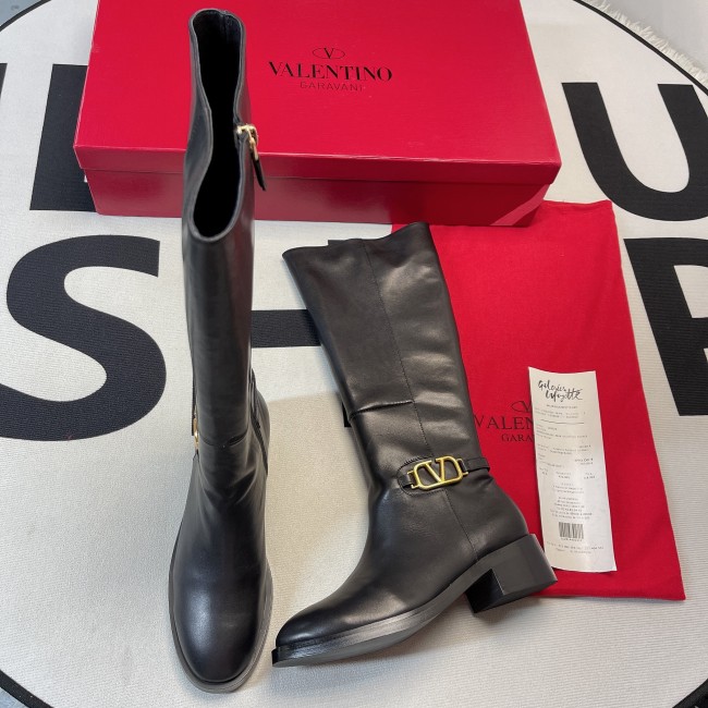 VLOGO Signature Calfskin Boot(Female)