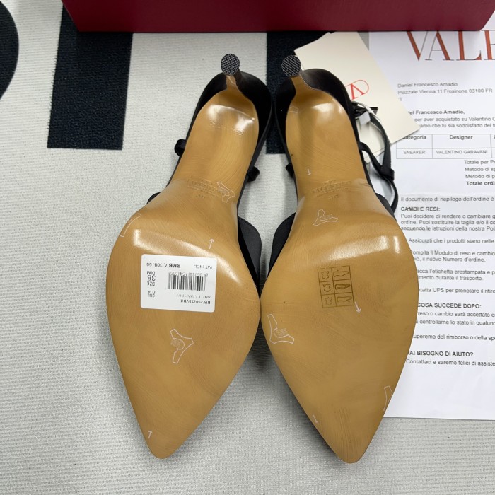 VLOGO Signature Satin Slingback Platform Pump(Female)