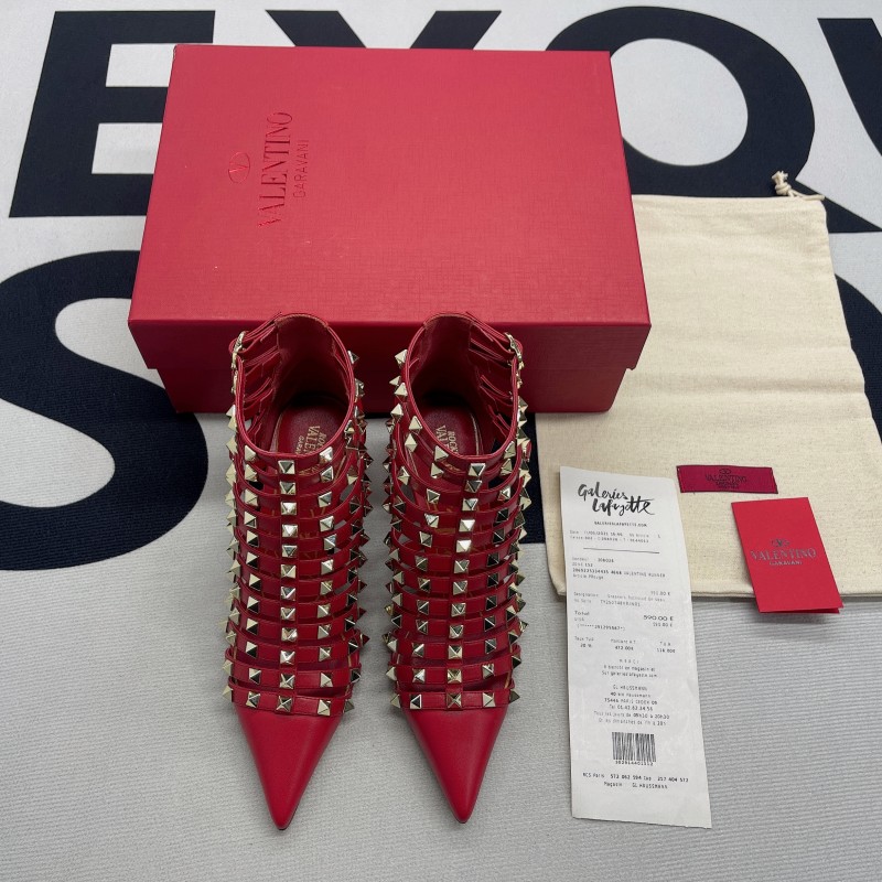 Rockstud Alcove Calfskin Pump(Female)