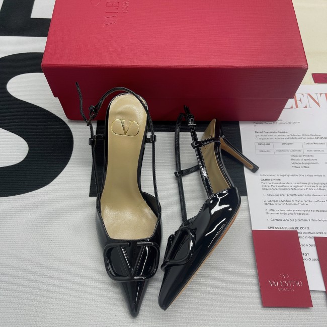 VLOGO Signature Calfskin Slingback Pump(Female)