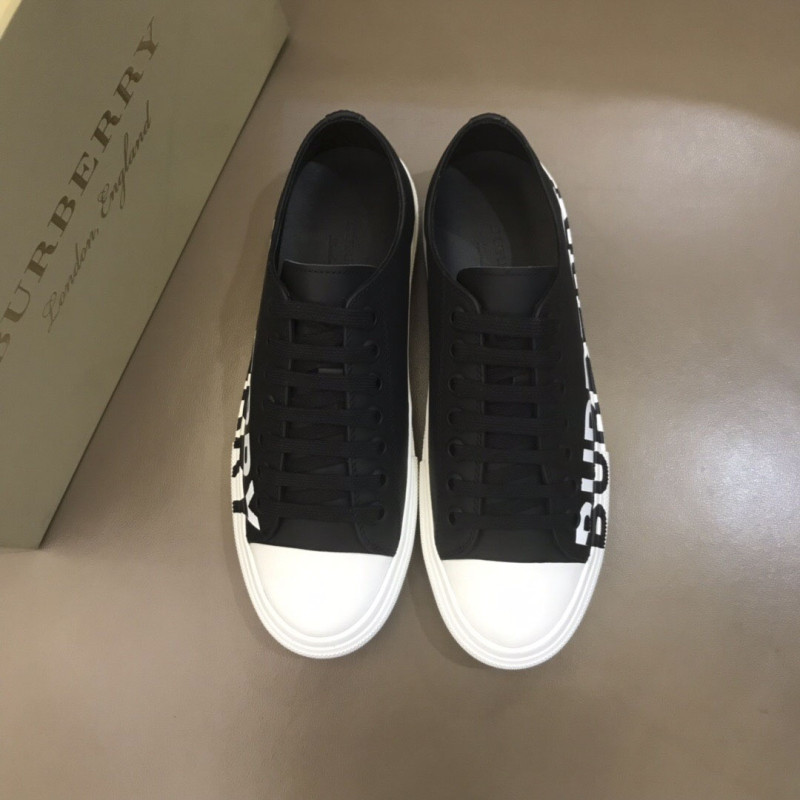 Burberry Logo Print Vintage Cotton Sneaker(Unisex)-063