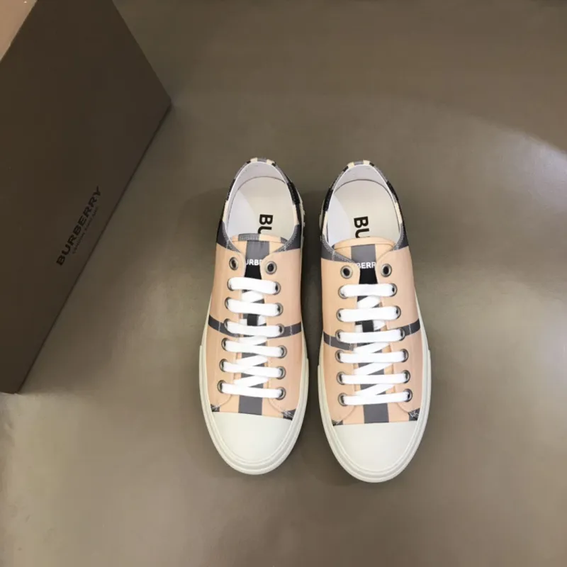 Vintage Check Cotton Sneaker(Unisex)-063
