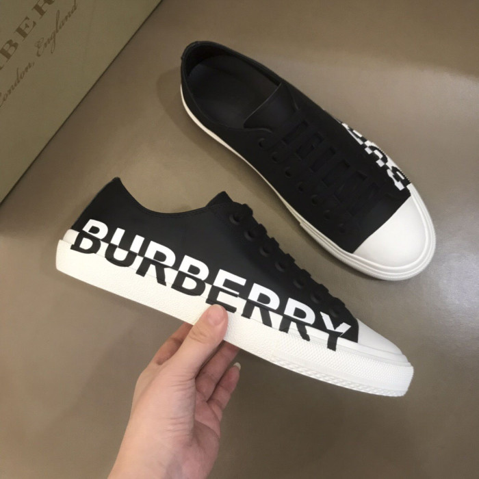 Burberry Logo Print Vintage Cotton Sneaker(Unisex)-063