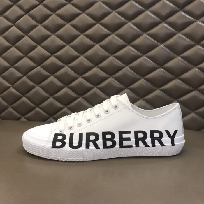 Burberry Logo Print Vintage Cotton Sneaker(Unisex)-063