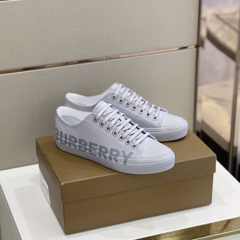 Burberry Logo Print Vintage Cotton Sneaker(Unisex)-063