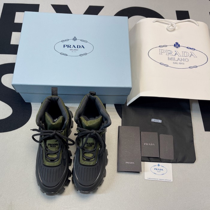 Prada Cloudbust Thunder High-Top Sneakers(Unisex)