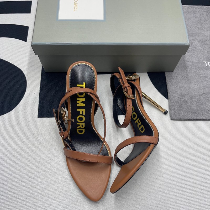 Padlock Pointy Naked Sandal(Female)