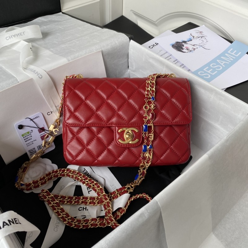 Chanel 22S CF Flap Bag(20.5*17*6.5cm)-038