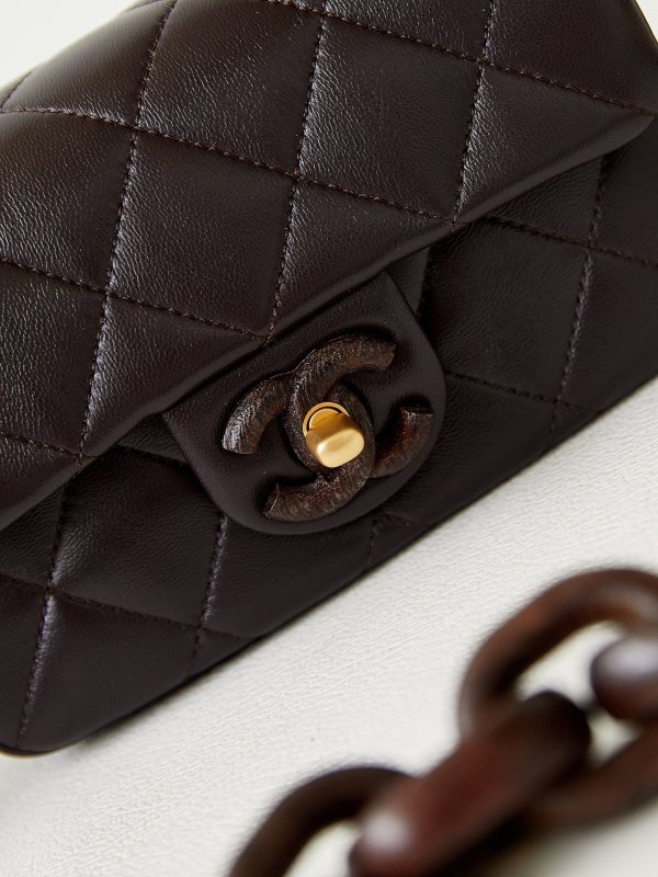 Chanel 23A CF Flap Bag Mini(11*8*17cm)-0801
