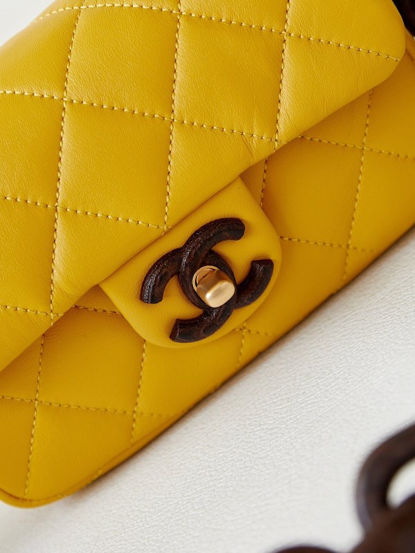 Chanel 23A CF Flap Bag Mini(11*8*17cm)-0801