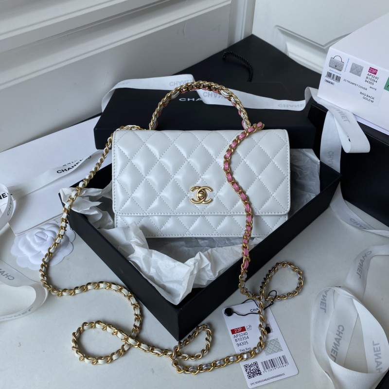 Chanel 23P WOC Bag with Chain(19.5*12*3.6cm)-086