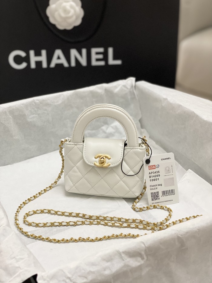 Chanel 23K Mini Kelly Handle Bag Mini with Chain(12.5*8.3*4cm)-035