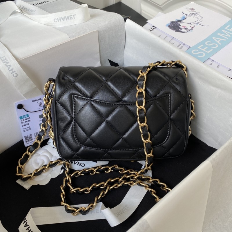 Chanel 23B Chunky Flap Bag(21*14*9cm)-017