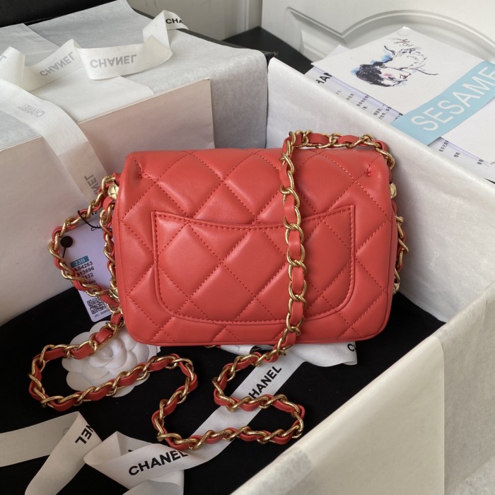 Chanel 23B Chunky Flap Bag(21*14*9cm)-017